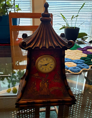Pagoda style table shelf - table,