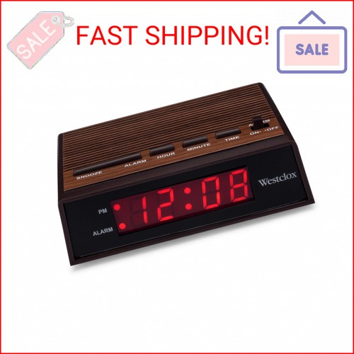 Westclox retro wood - westclox,
