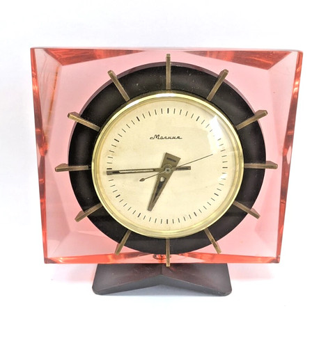 Table clock molnija - clock, ussr
