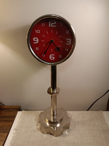 Vintage tall nickel table - vintage,